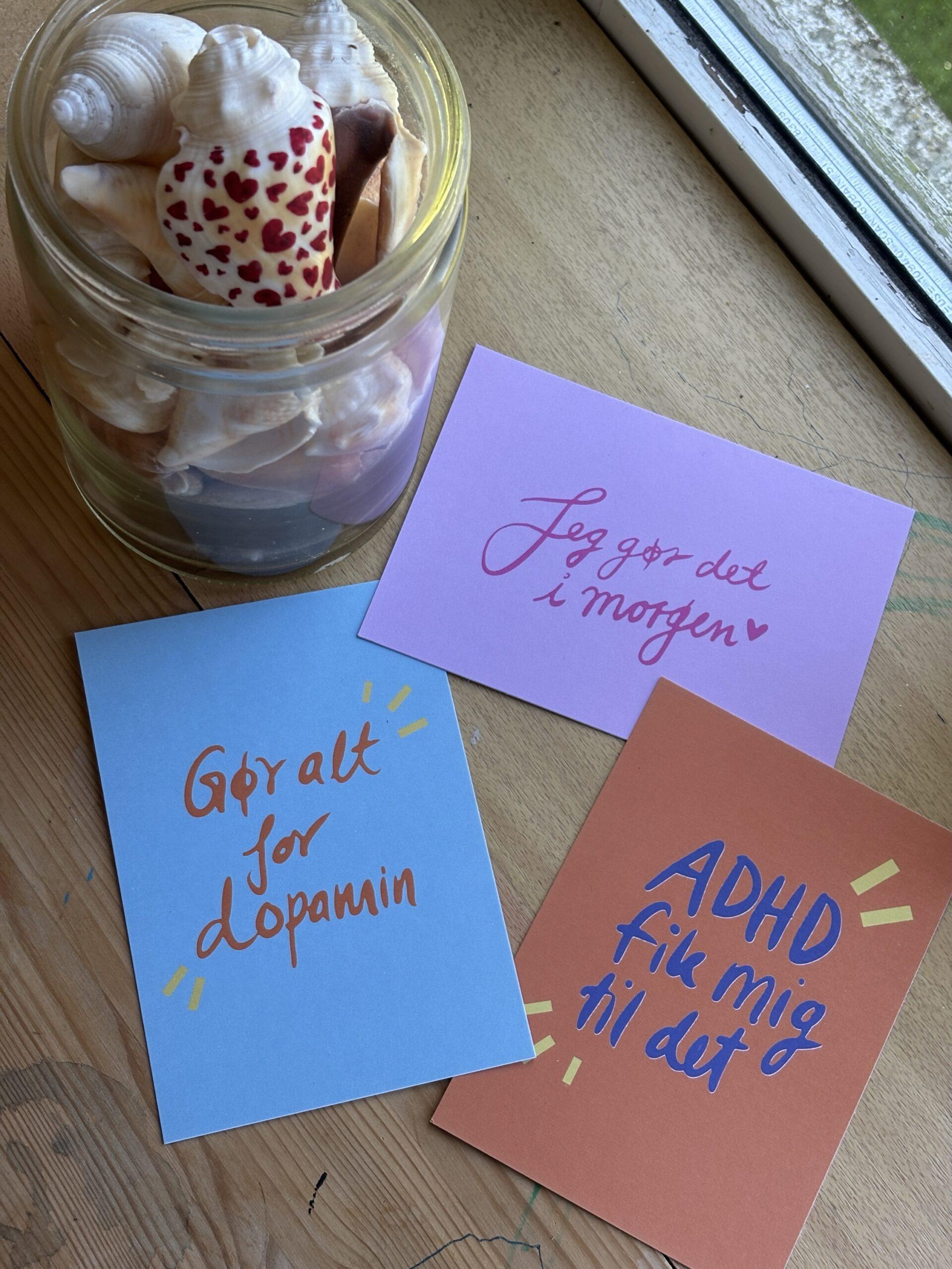 ADHD postkort - Billede 3