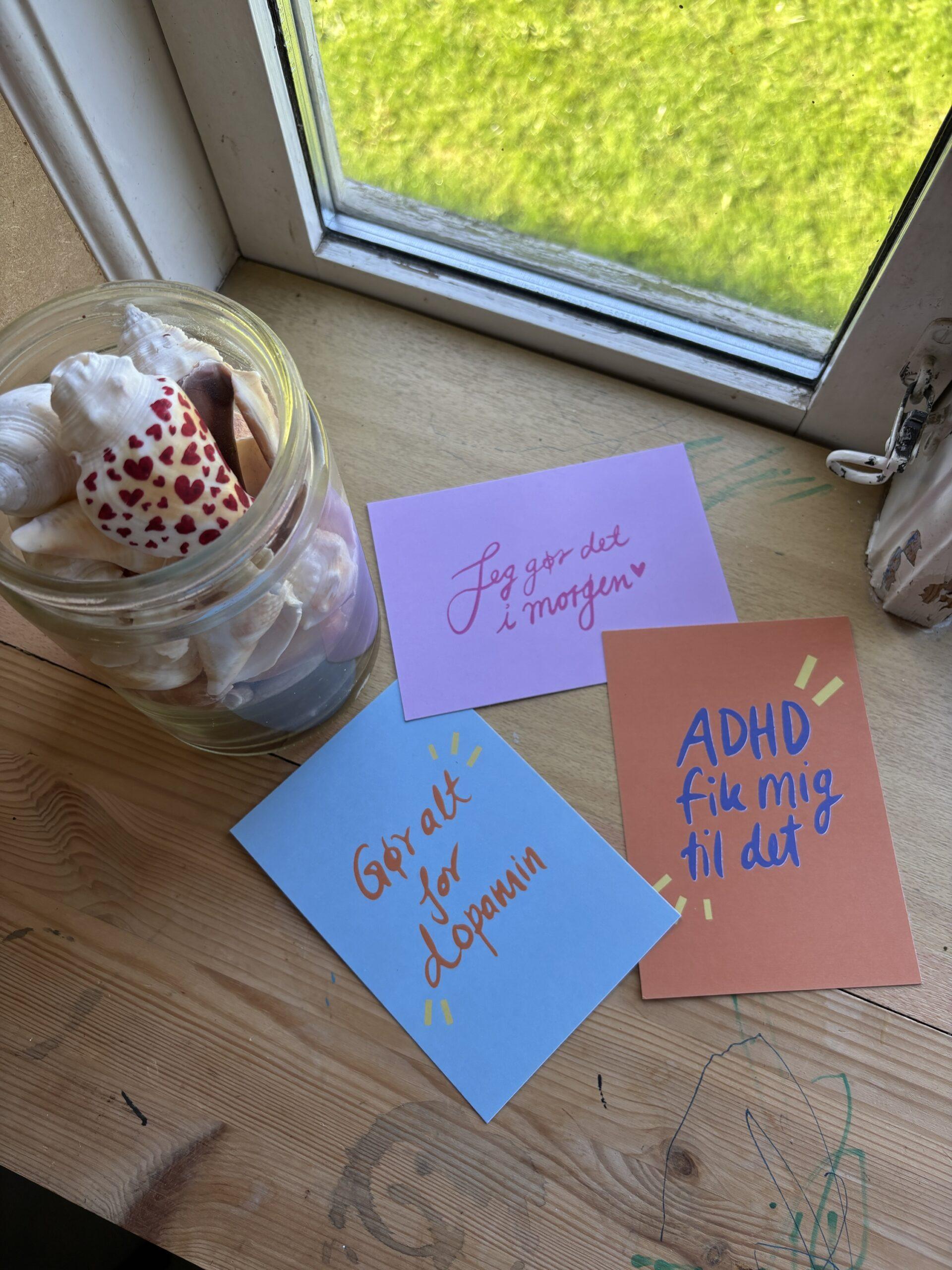 ADHD postkort - Billede 2