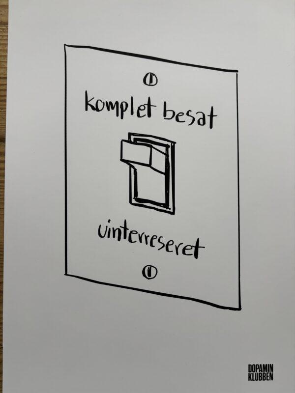 A4 plakat  "Interesse-kontakten"