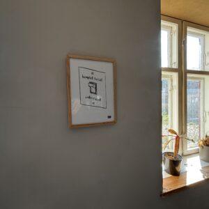 A4 plakat  "Interesse-kontakten"